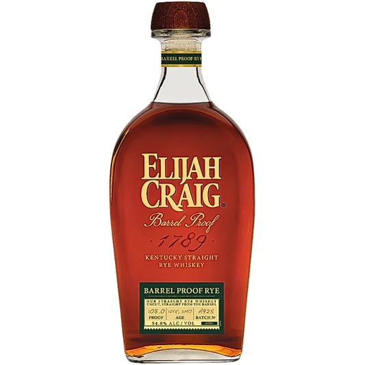 Elijah Craig | Batch A925 | Barrel Proof Rye Whiskey