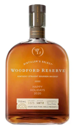 Woodford Reserve Limited Edition Happy Holidays 2020 Kentucky Straight Bourbon Whiskey