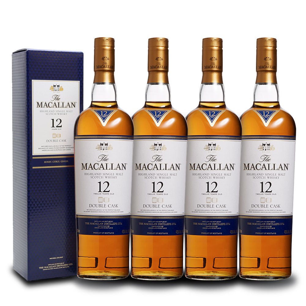 The Macallan Double Cask 12 Years Old (4) Bottle Bundle