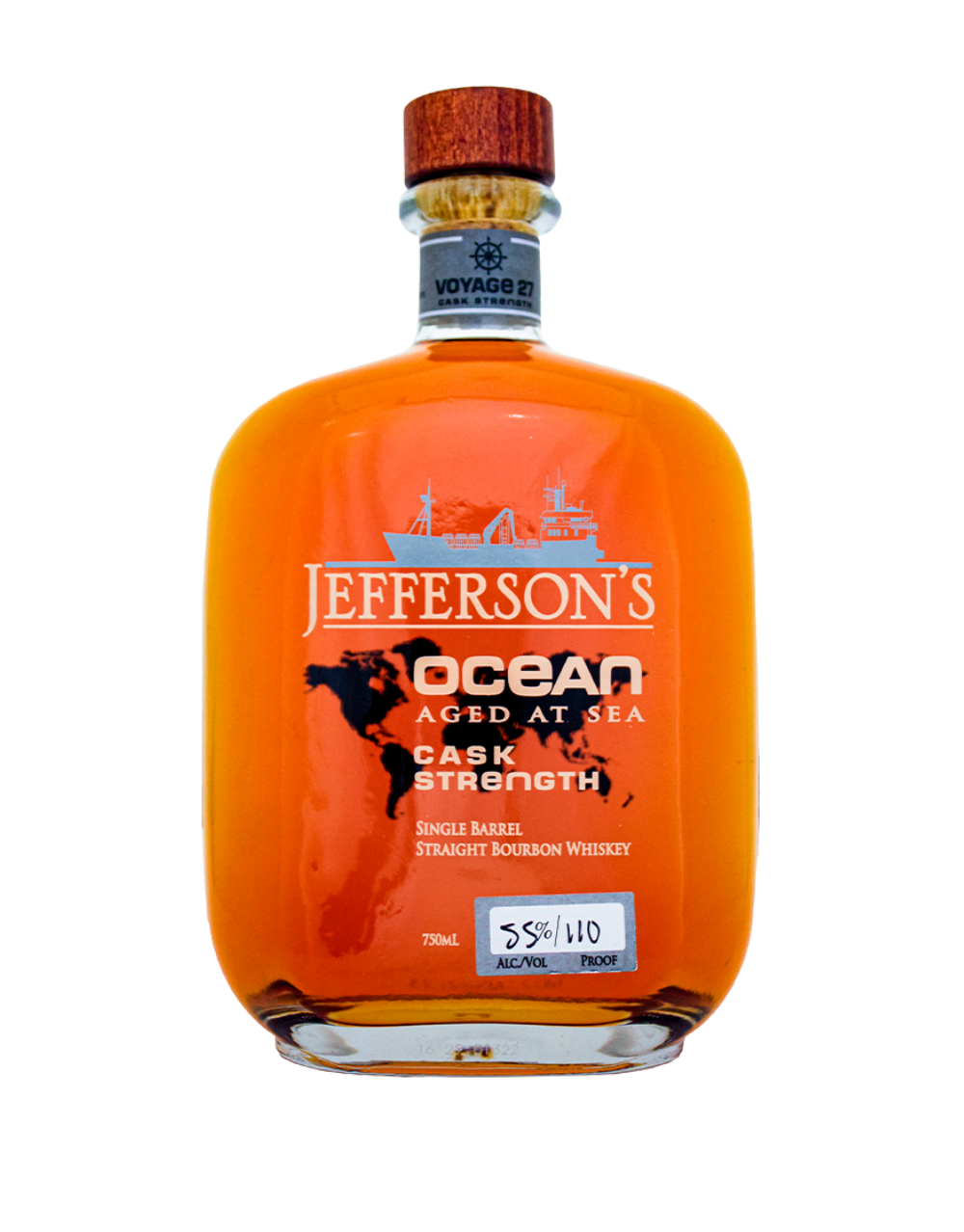 Buy 1 Get 1 Free - Jefferson's Ocean Cask Strength Single Barrel S1B49 Bourbon Whiskey