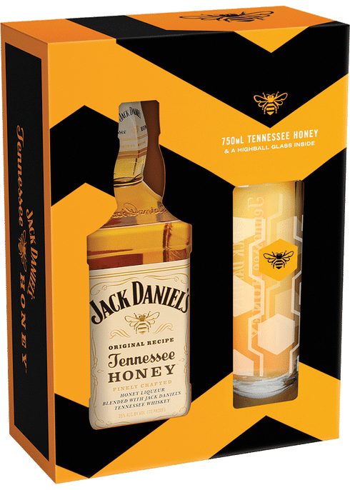 Buy 1 Get 1 Free - Jack Daniel's Tennessee Honey Whiskey With Highball Glass