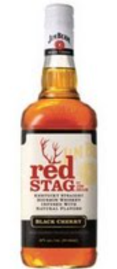 Buy 1 Get 1 Free - Jim Beam Red Stag Black Cherry Bourbon Whiskey | 1L