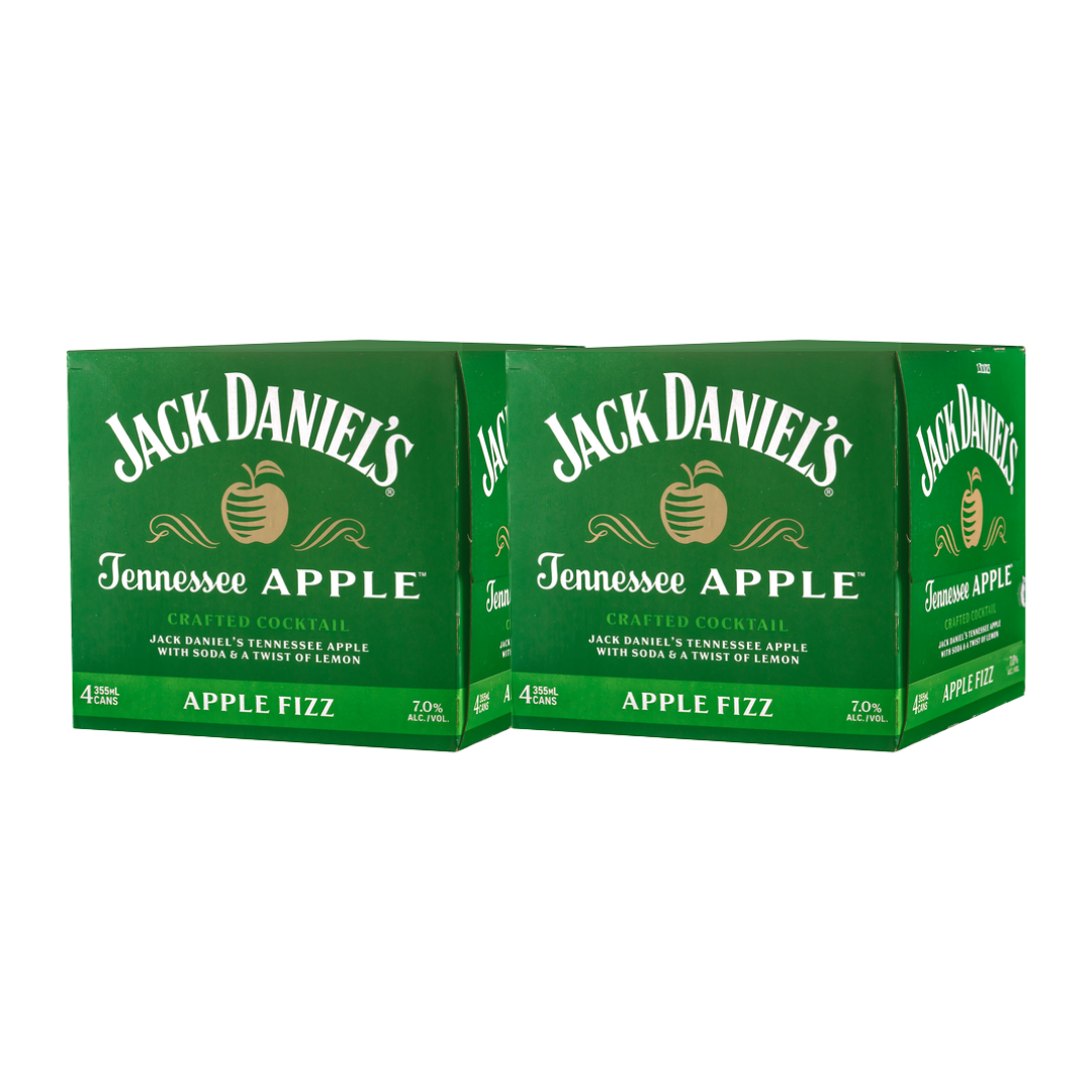 Buy 1 Get 1 Free - Jack Daniel's Crafted Cocktails | Apple Fizz | (2) Pack Bundle