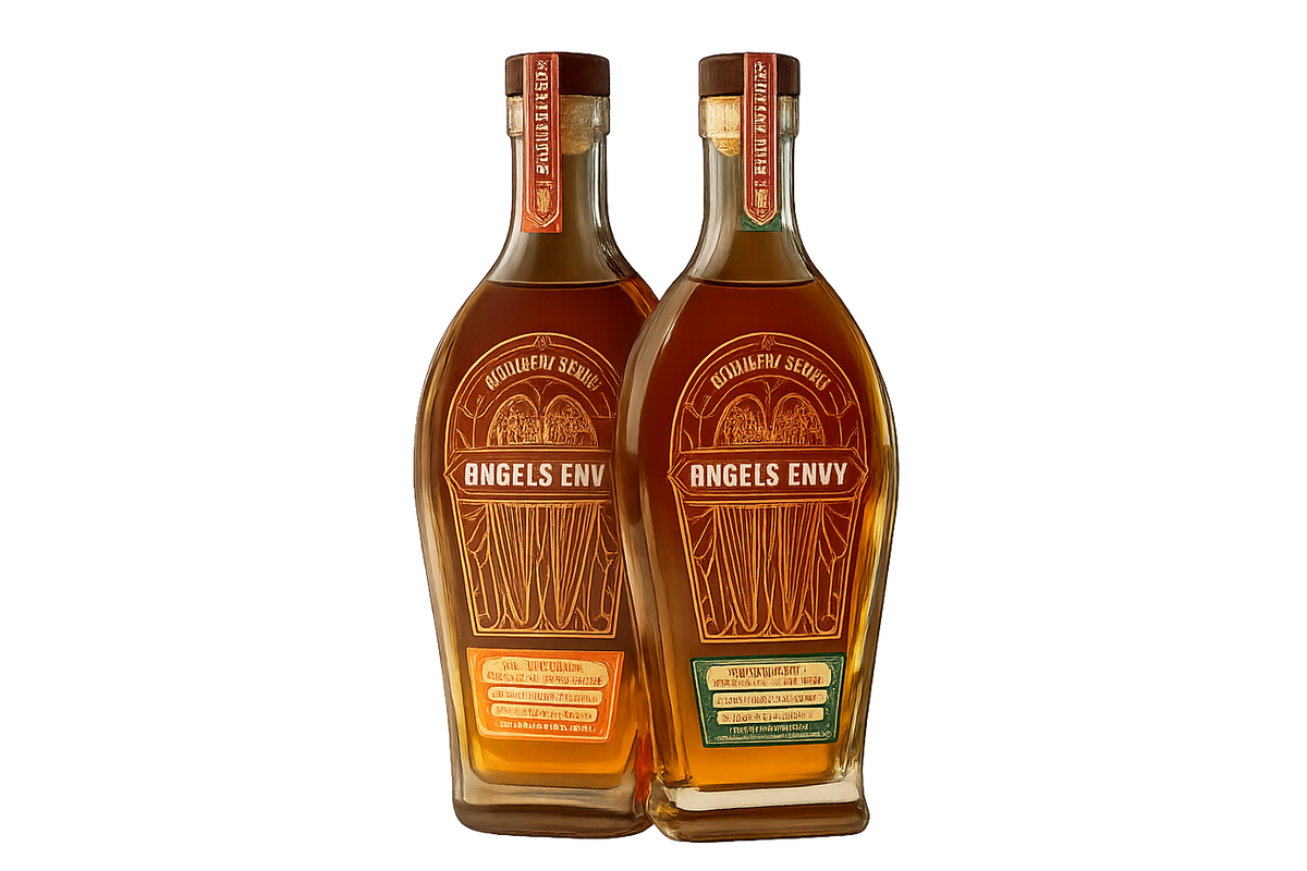 Angel's Envy | Peated Cask Rye & Two Grain Bourbon | 2025 Distillery Series | (2)* 375ML