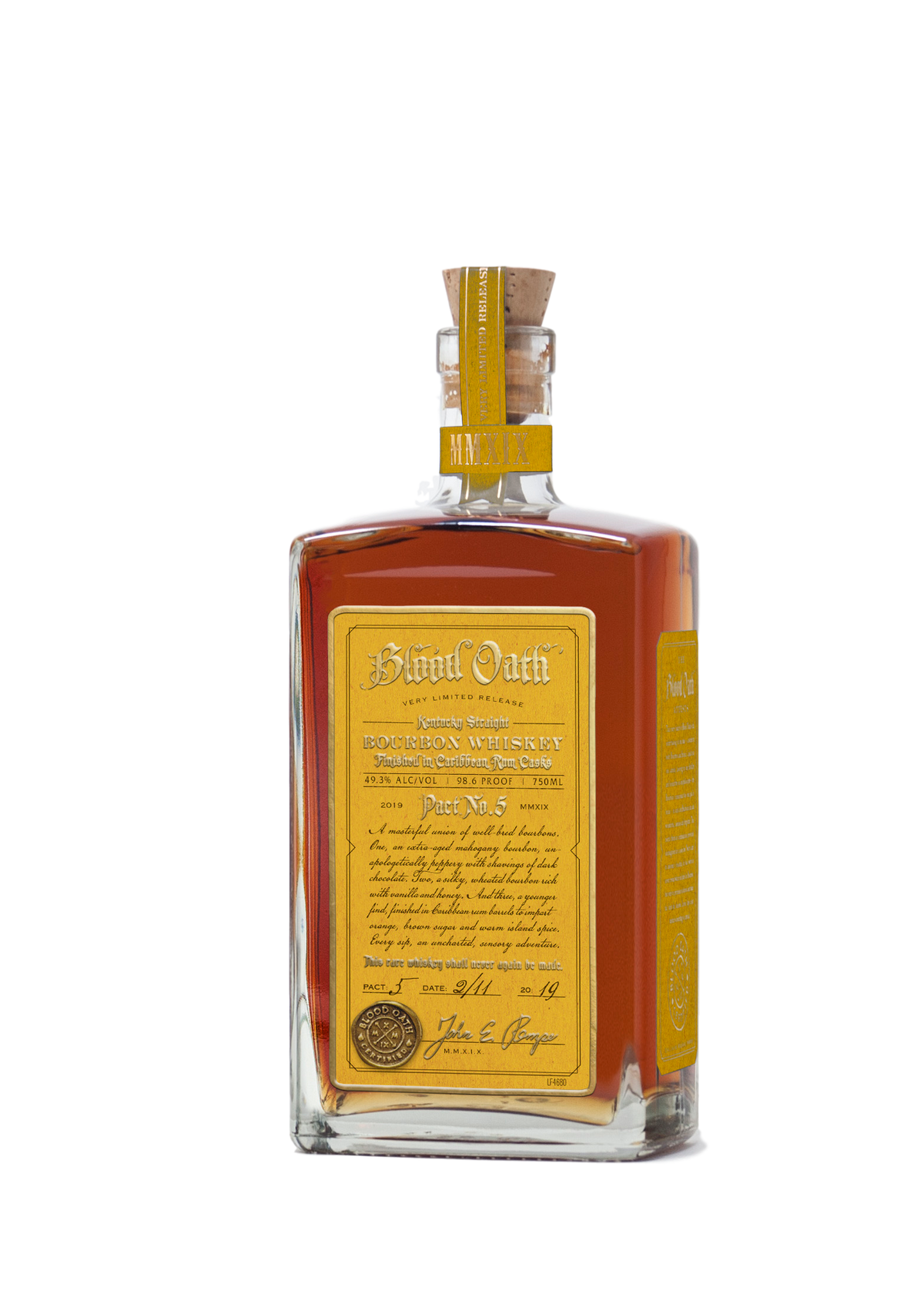Buy 1 Get 1 Free - Blood Oath Pact 5 | 2019 One-Time Limited Release | Kentucky Straight Bourbon Whiskey