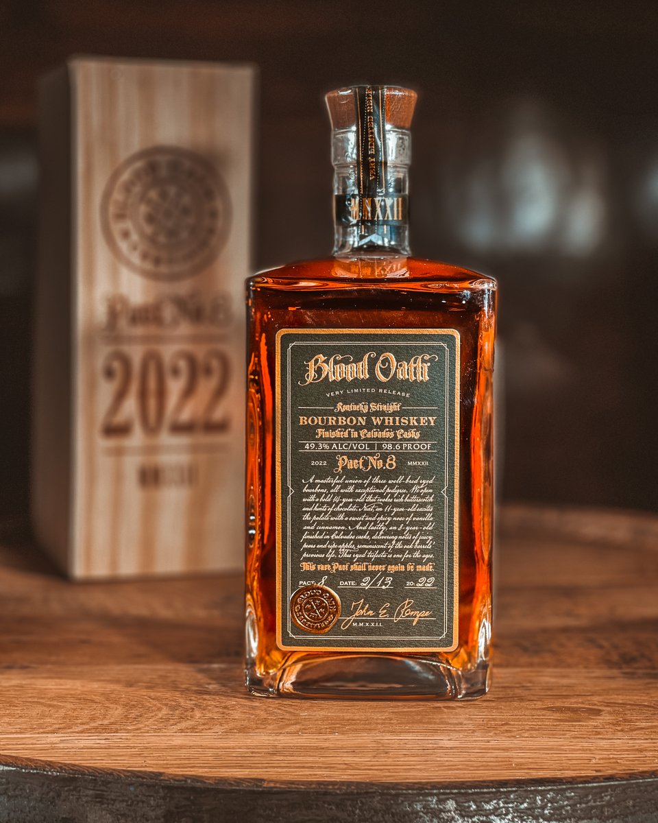 Buy 1 Get 1 Free - Blood Oath Pact 8 | 2022 One-Time Limited Release | Kentucky Straight Bourbon Whiskey