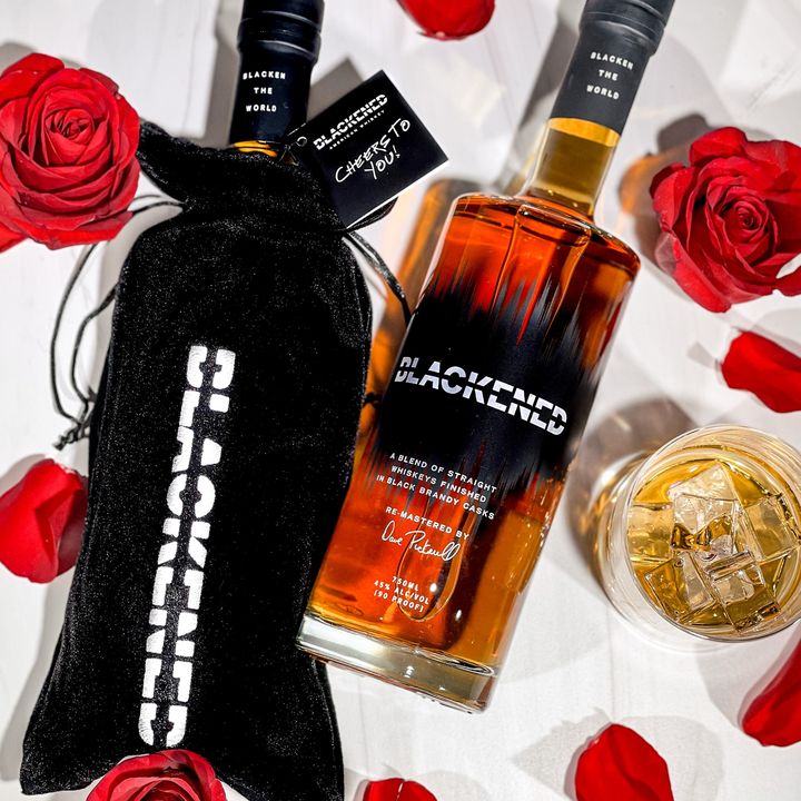 Buy 1 Get 1 Free - METALLICA | BLACKENED™ American Whiskey "Velvet Bag" | Blackened The World | Limited Edition **Collect ONE/Drink ONE** (Bundle)