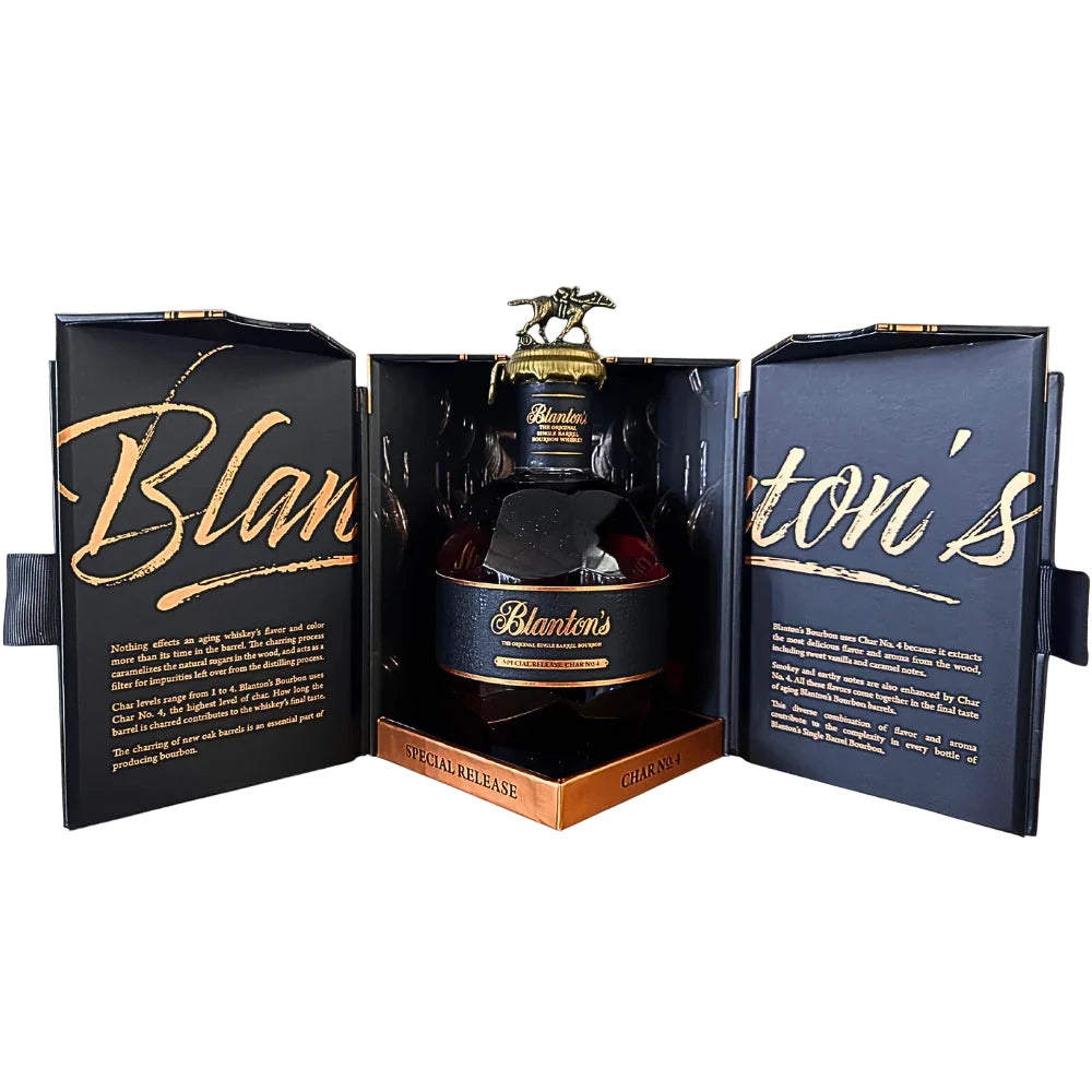Blanton’s | Char No. 4 | Original Single Barrel Bourbon Whiskey | 2022 Special Release | 700ML