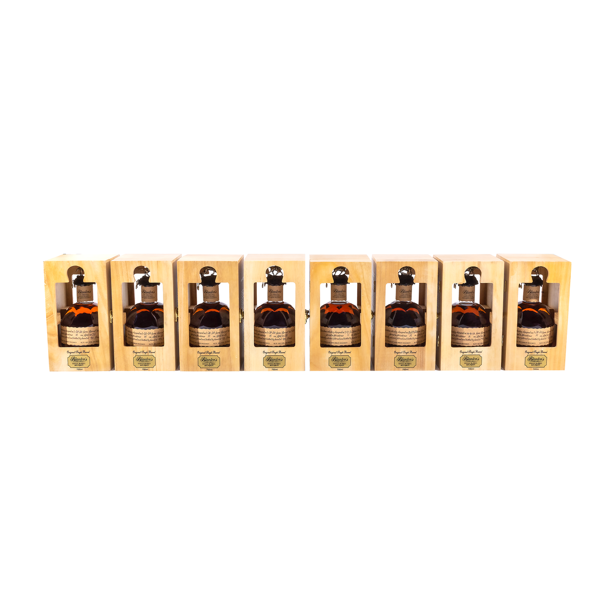 Buy 1 Get 1 Free - Blanton's Original Single Barrel | FULL COMPLETE WOODEN BOX HORSE COLLECTION | (8) 700ml Bottles