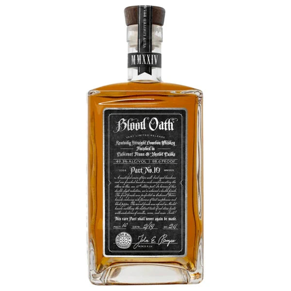 Buy 1 Get 1 Free - Blood Oath Pact 10 2024 One-Time Limited Release Kentucky Straight Bourbon Whisky