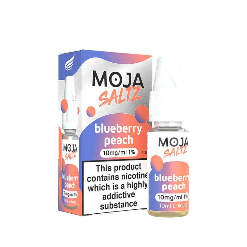 MOJA Saltz Blueberry Peach 10ml Nic Salts E-Liquid
