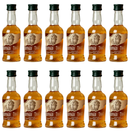 Buy 1 Get 1 Free - Buffalo Trace Kentucky Straight Bourbon Whiskey | (12)*50ML | Miniatures