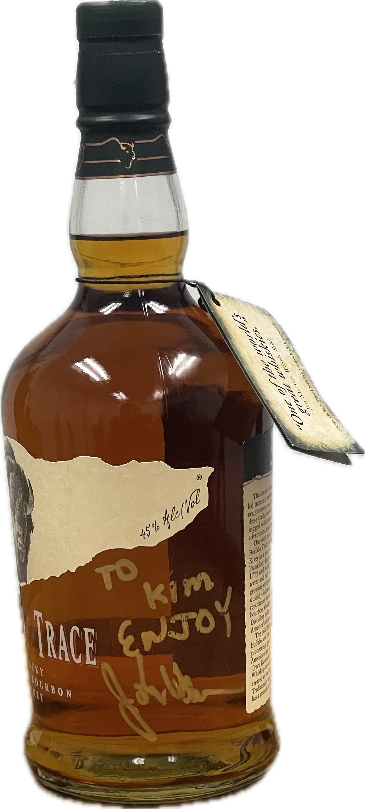 Buffalo Trace Kentucky Straight Bourbon Whiskey | Signed by Master Distiller