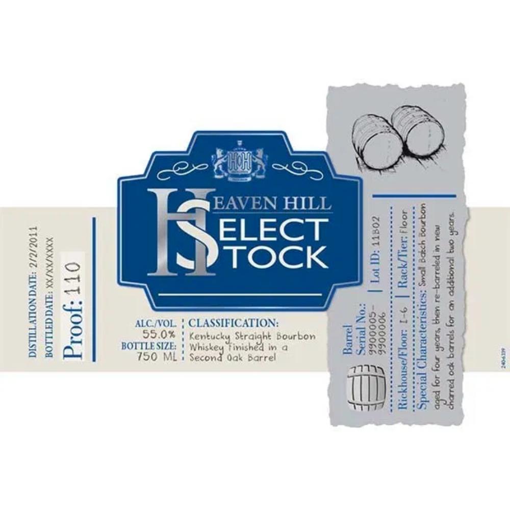 Buy 1 Get 1 Free - Heaven Hill Select Stock Double Oaked Bourbon Whiskey