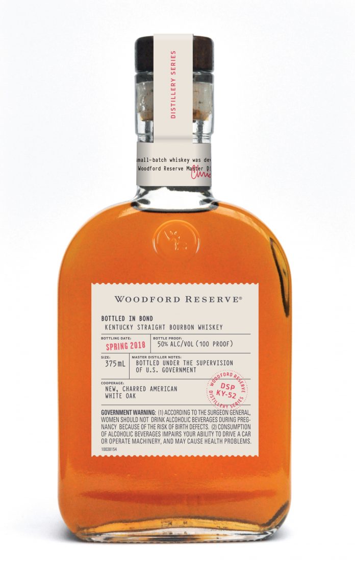 Buy 1 Get 1 Free - Woodford Reserve Bottled in Bond Bourbon Spring 2018 Kentucky Straight Bourbon Whiskey