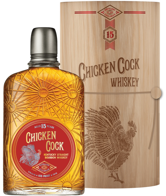 Buy 1 Get 1 Free - Chicken Cock Distillery Exclusive 15 Year Old Straight Bourbon Whiskey