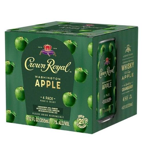 Buy 1 Get 1 Free - Crown Royal Washington Apple (4) Pack Cans