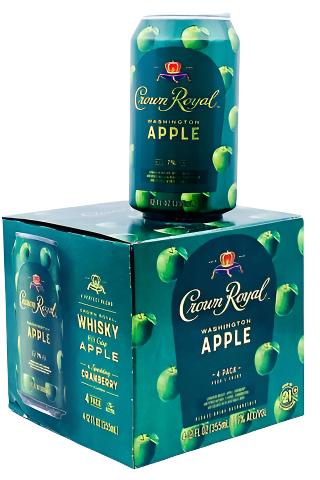 Buy 1 Get 1 Free - Crown Royal Washington Apple (4) Pack Cans