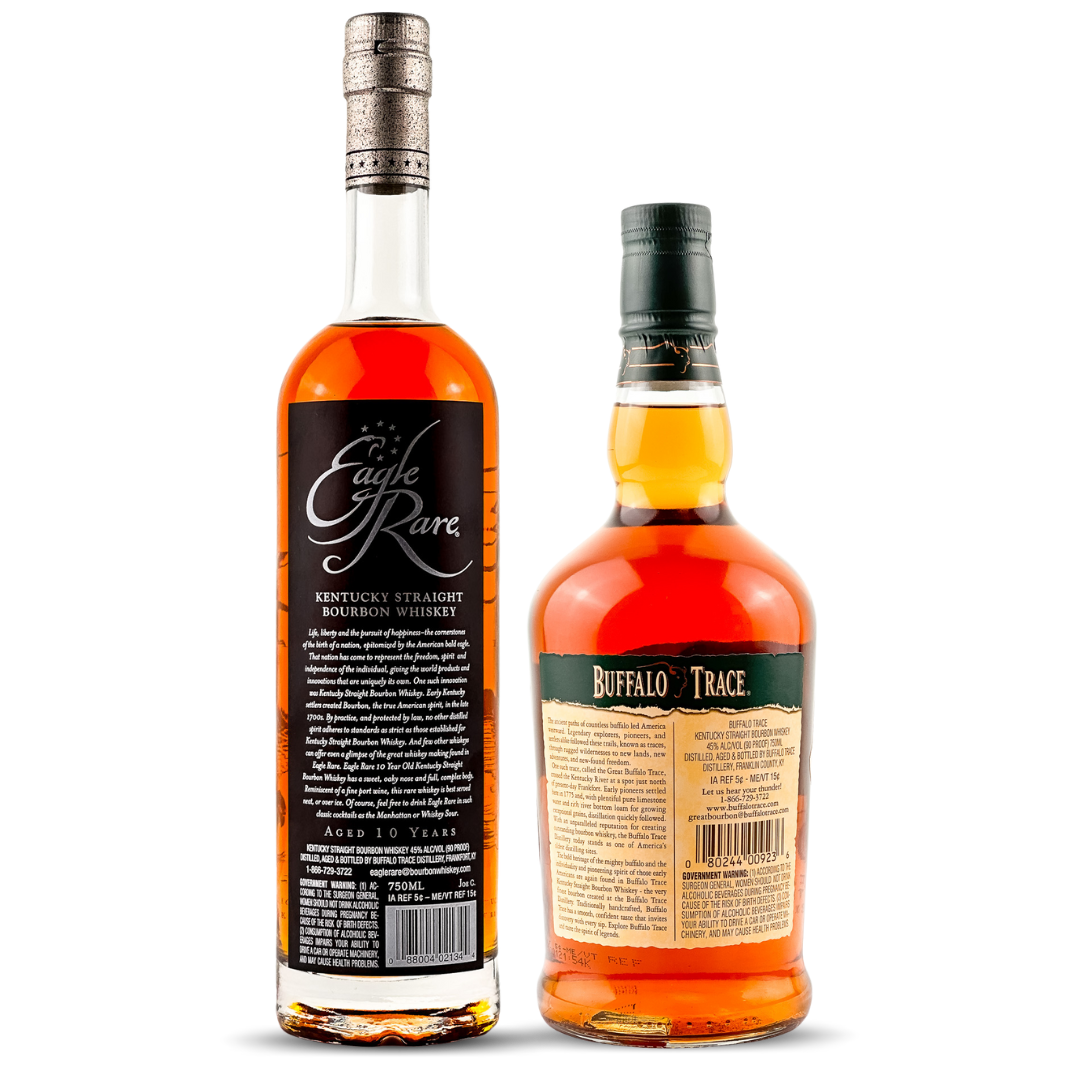 Buy 1 Get 1 Free - Eagle Rare 10 Year Extra Rare + Buffalo Trace 8 Year Extra Rare | 2nd Edition  | Single Barrel Select | Limited Release 2022 | Bundle