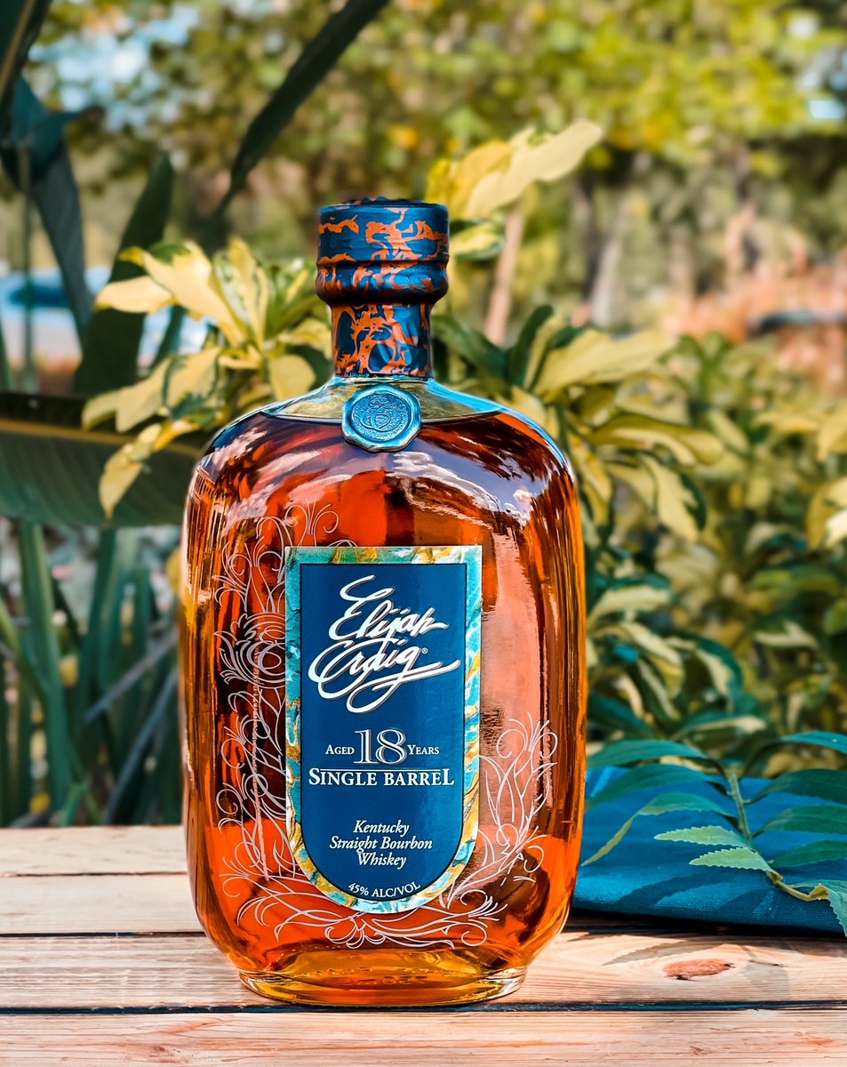 Elijah Craig Single Barrel 18 Year Old Bottled 1990 Kentucky Straight Bourbon Whiskey