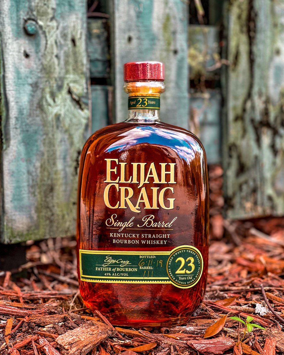 Buy 1 Get 1 Free - Elijah Craig 23 Year Old (2019) (Barrel No. 111) Single Barrel Straight Bourbon Whiskey