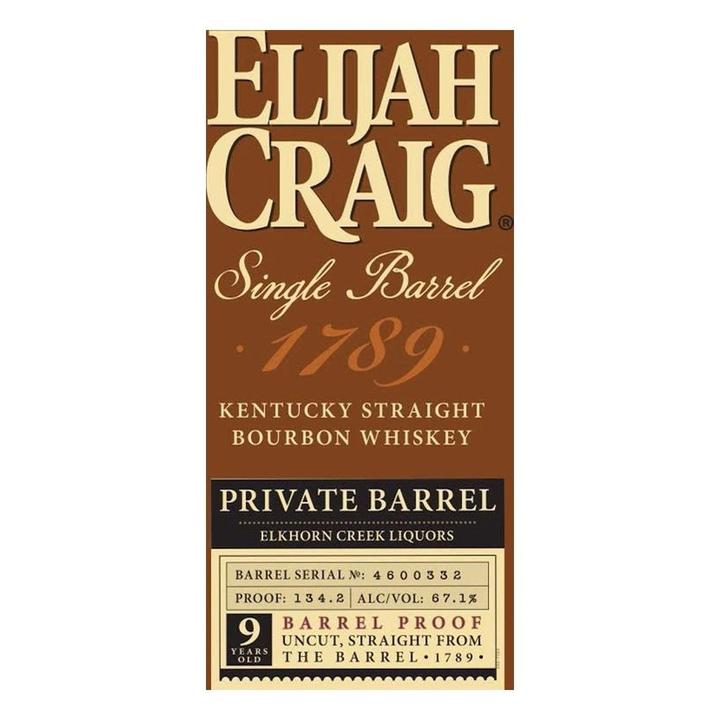 Buy 1 Get 1 Free - Elijah Craig Barrel Proof Single Barrel Kentucky Straight Bourbon Whiskey