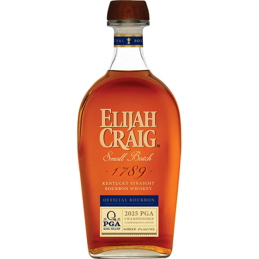 Buy 1 Get 1 Free - Elijah Craig 2025 PGA Championship Commemorative Edition Straight Bourbon Whiskey