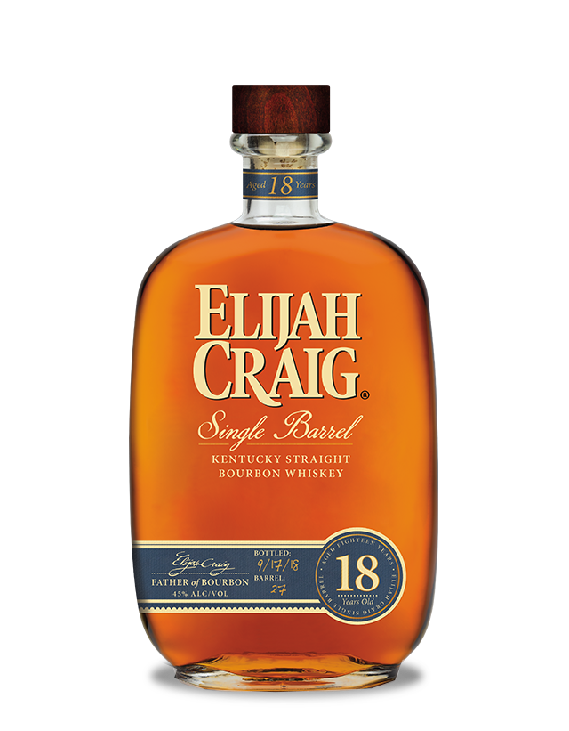 Buy 1 Get 1 Free - Elijah Craig Single Barrel 18 Year Old Bottled 2018 Kentucky Straight Bourbon Whiskey