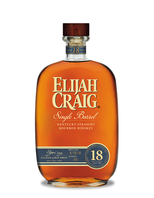 Buy 1 Get 1 Free - Elijah Craig Single Barrel 18 Year Old Bottled 2018 Kentucky Straight Bourbon Whiskey