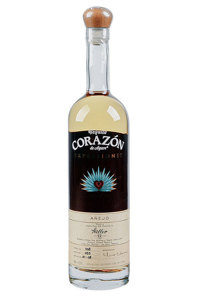 Expresiones del Corazon Aged in ex Weller 12 Year Barrels Anejo Tequila