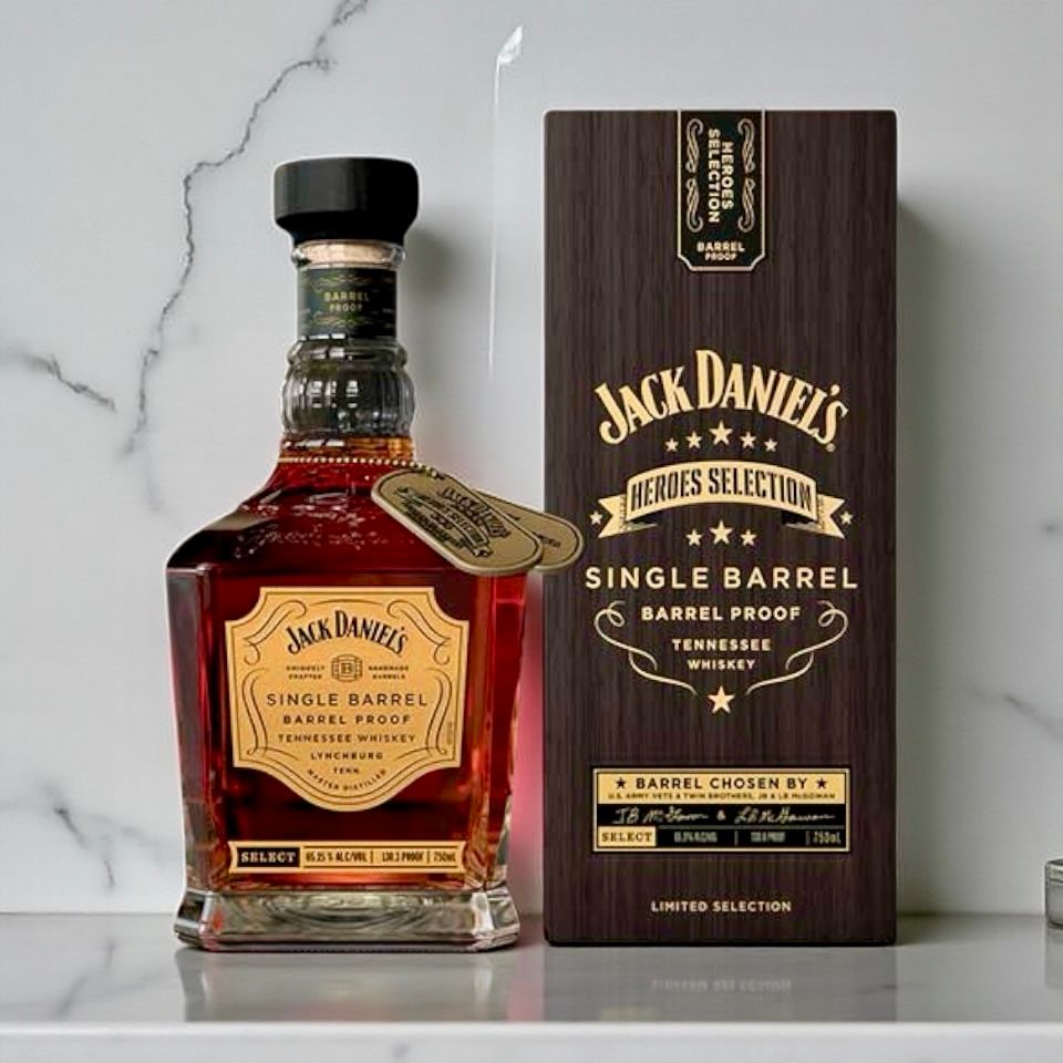 Jack Daniel's | Heroes Selection by JB & LB McGowan | Single Barrel Barrel Proof Whiskey