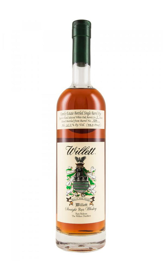 Willett Family Estate 7 Year Old Single Barrel Rye #176 Straight Rye Whiskey
