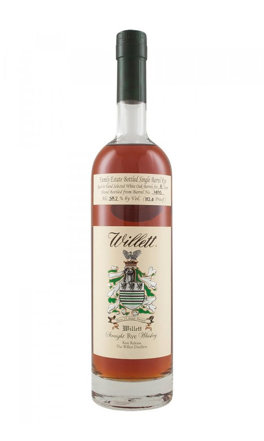 Buy 1 Get 1 Free - Willett Family Estate 8 Year Old Single Barrel #1465 Straight Rye Whisky