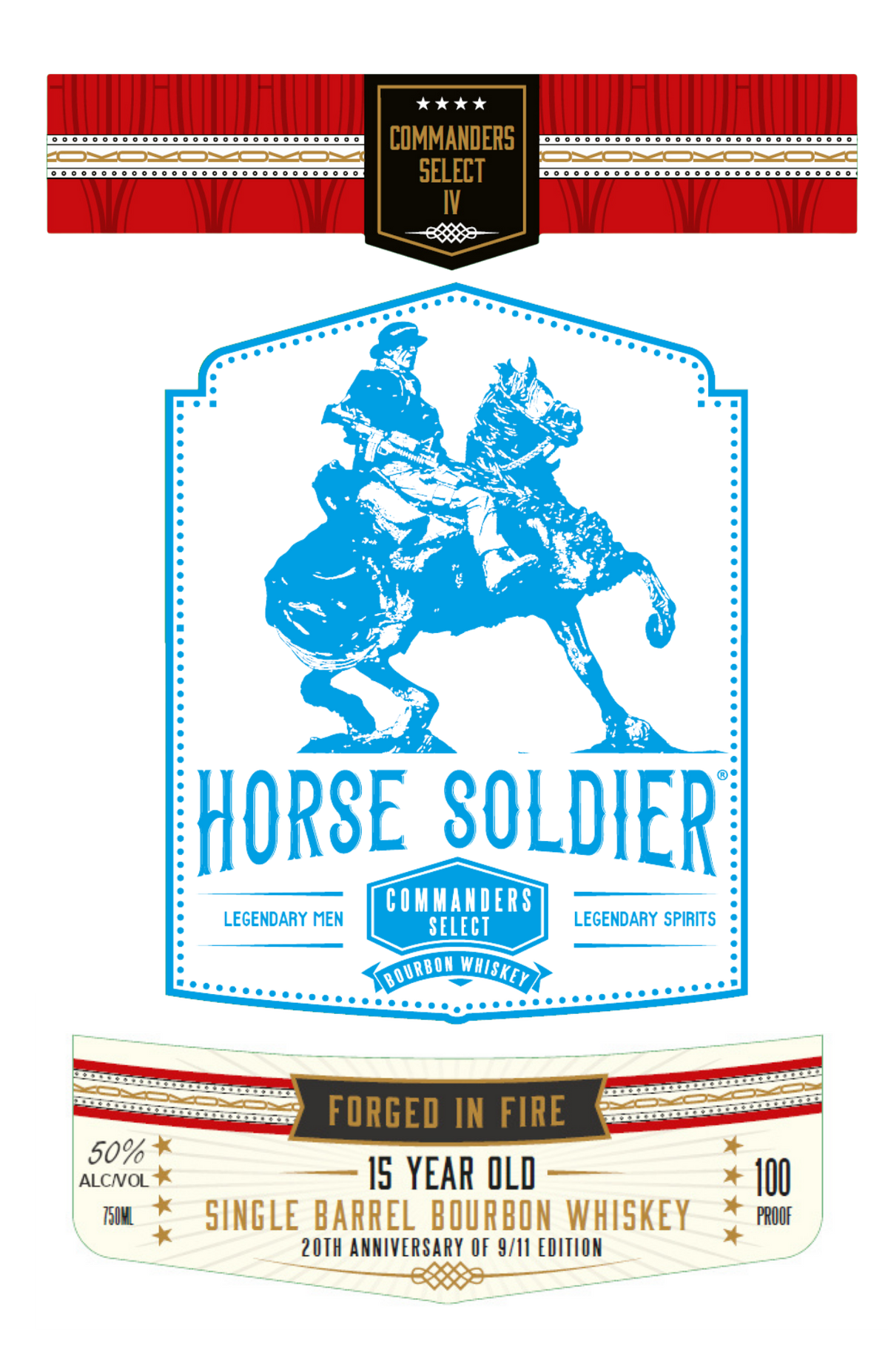 Horse Soldier Commander’s Select IV | 15 Year Aged Bourbon Whiskey | Limited Edition