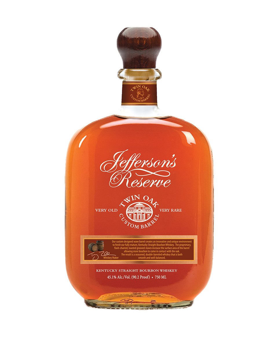Buy 1 Get 1 Free - Jefferson's Reserve Twin Oak Custom Barrel Kentucky Straight Bourbon Whiskey