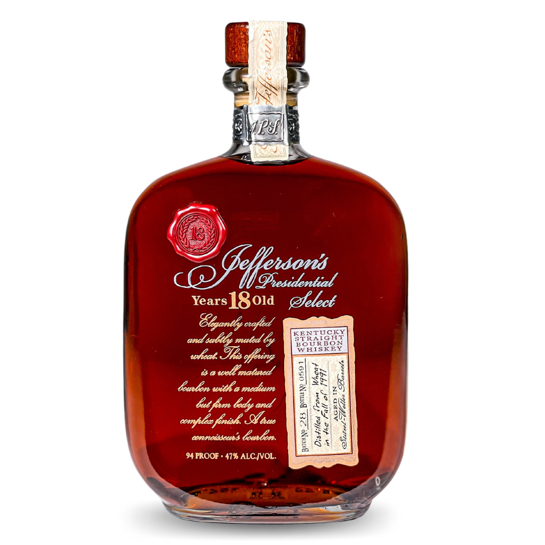 Buy 1 Get 1 Free - Jefferson's Presidential 18 Year Old | Batch No. 28 | Signed by Chet Zoeller