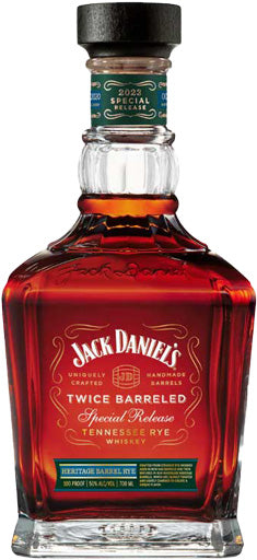 Buy 1 Get 1 Free - Jack Daniel's Twice Barreled Special Release Heritage Barrel Tennessee Rye Whiskey | 700ML