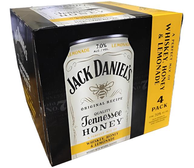 Jack Daniel's "Whiskey, Honey & Lemonade" (4) Pack Cans