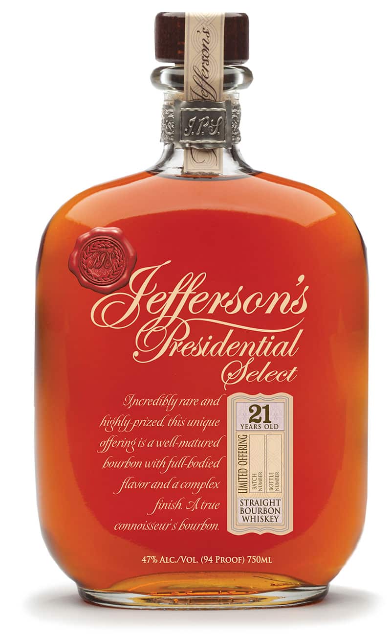Buy 1 Get 1 Free - Jefferson's Presidential Select 21 Year Old 94 Proof Straight Bourbon Whiskey