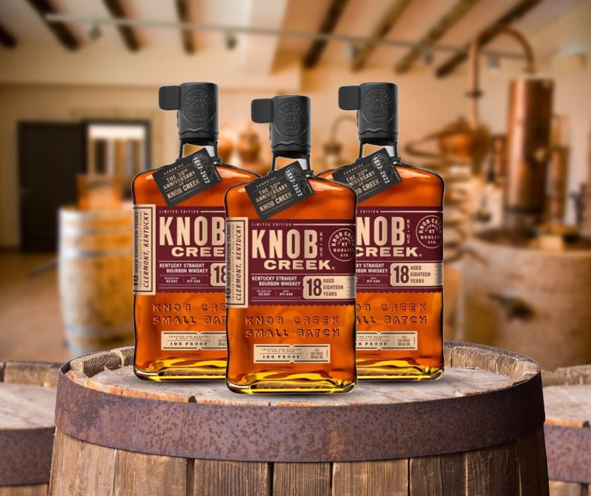 Knob Creek 18 Year Old Bourbon Whiskey