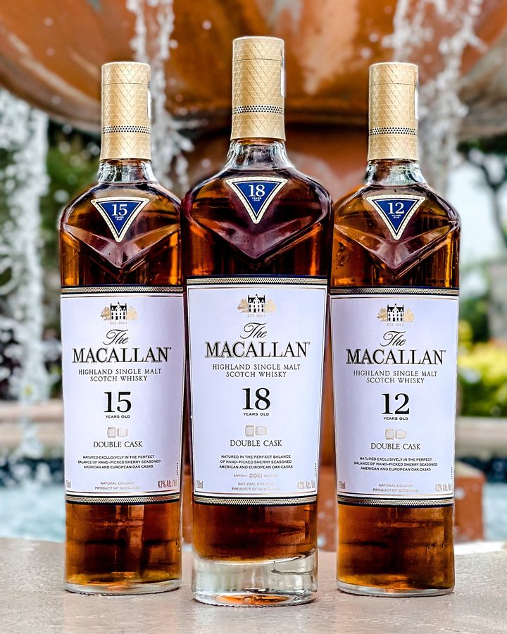 The Macallan Double Cask 12,15 and 18 year's | 3-Pack Tasting Bundle