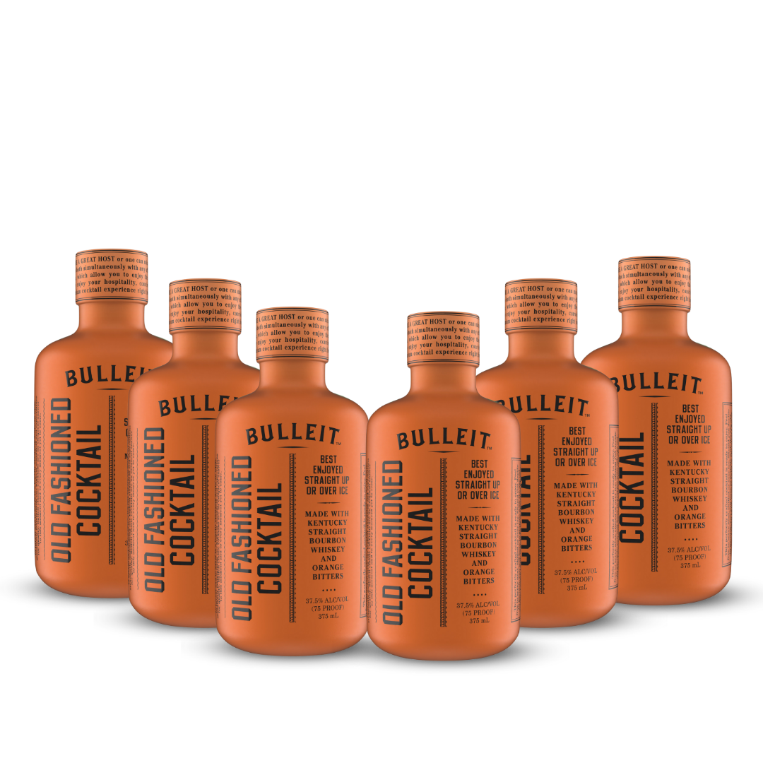 Buy 1 Get 1 Free - Bulleit Crafted Cocktails | Old Fashioned Cocktail | (6) Bottle Bundle