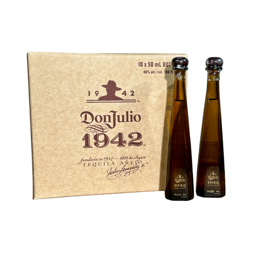 Buy 1 Get 1 Free - Don Julio 1942 | (6)*50ML| Glass Miniatures