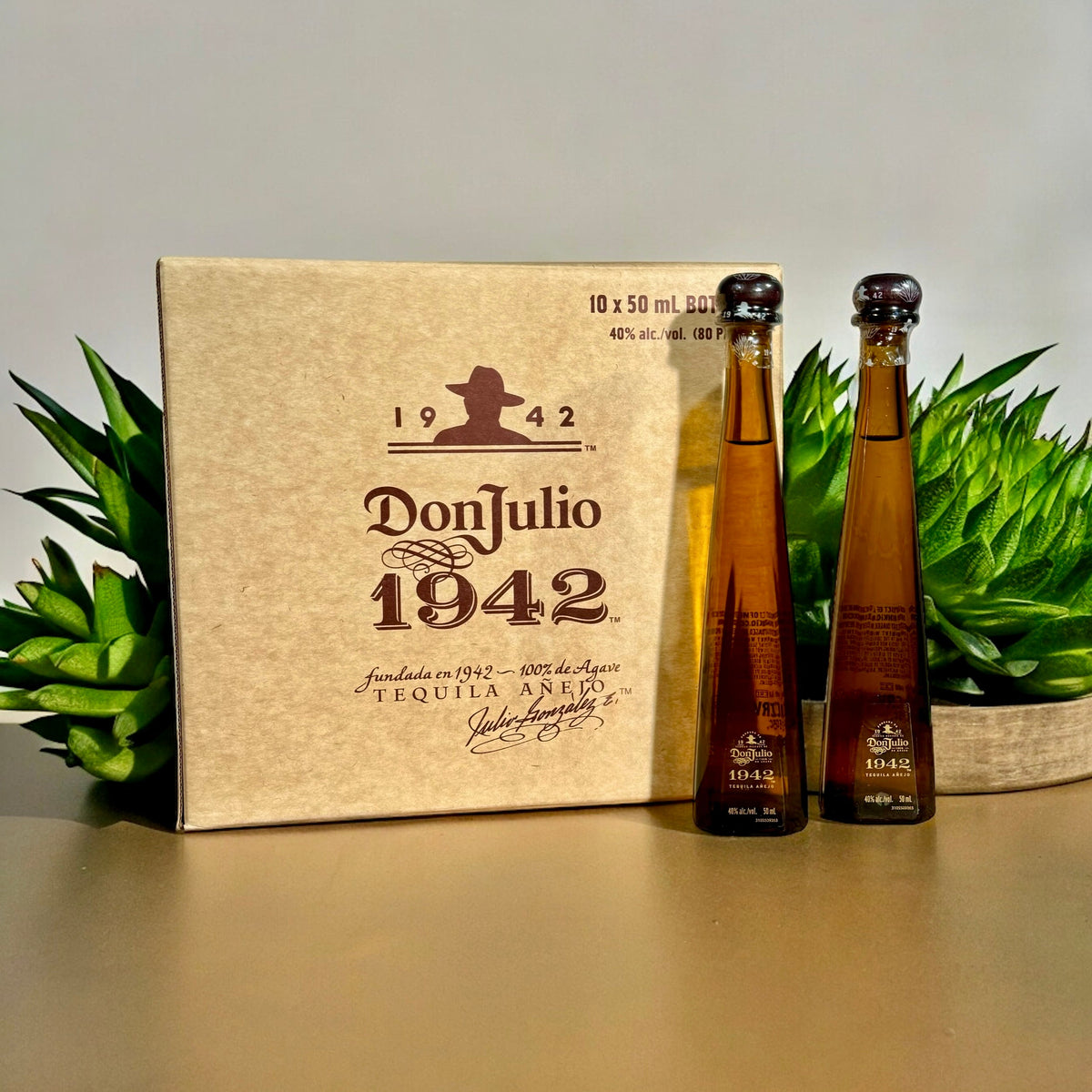 Buy 1 Get 1 Free - Don Julio 1942 | (6)*50ML| Glass Miniatures