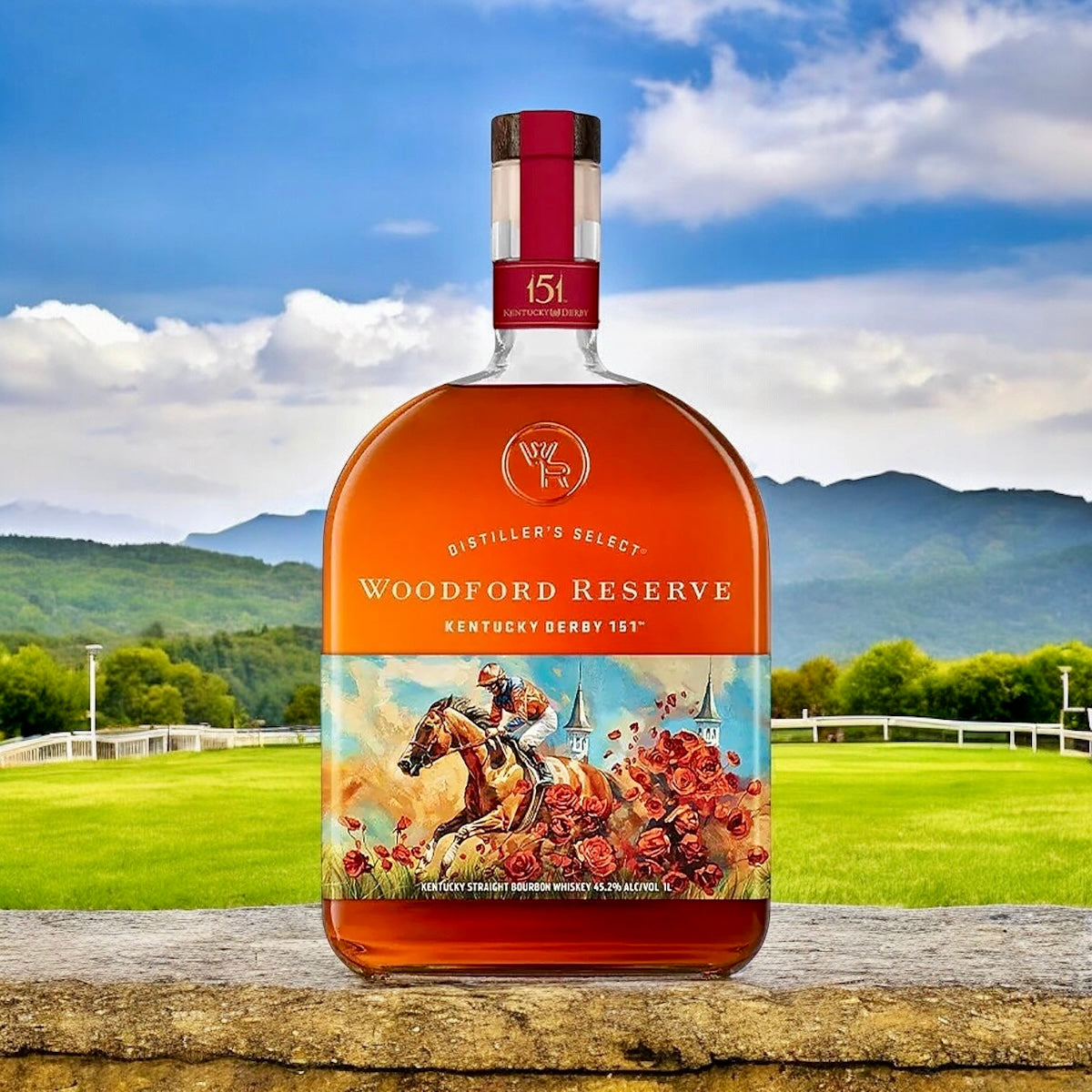 Woodford Reserve 2025 Kentucky Derby 151st Edition | Straight Bourbon Whiskey | THREE BOTTLE BUNDLE