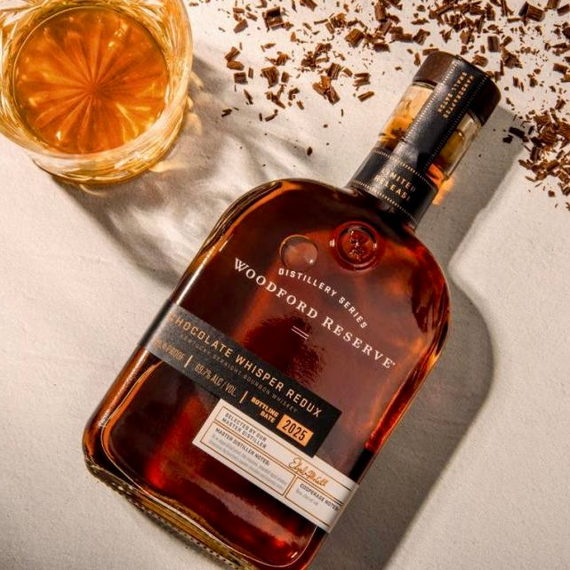 Buy 1 Get 1 Free - Woodford Reserve | Chocolate Whisper Redux Bourbon Whiskey | 2025 Limited Edition | 375ML
