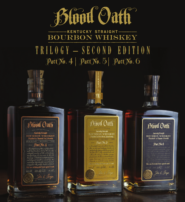 Blood Oath Trilogy Set 2021 | Pact No. 4-5-6 | Second Edition| Kentucky Straight Bourbon Whiskey