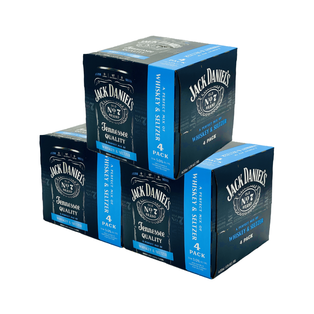 Buy 1 Get 1 Free - Jack Daniel's Crafted Cocktails | Whiskey & Seltzer | (3) Pack Bundle