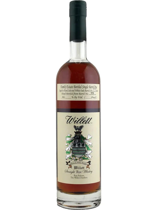 Buy 1 Get 1 Free - Willett Single Barrel 6 Year Old Rye 123.2 Proof Cask #6050 Pac Edge Family Selection Bourbon Whiskey