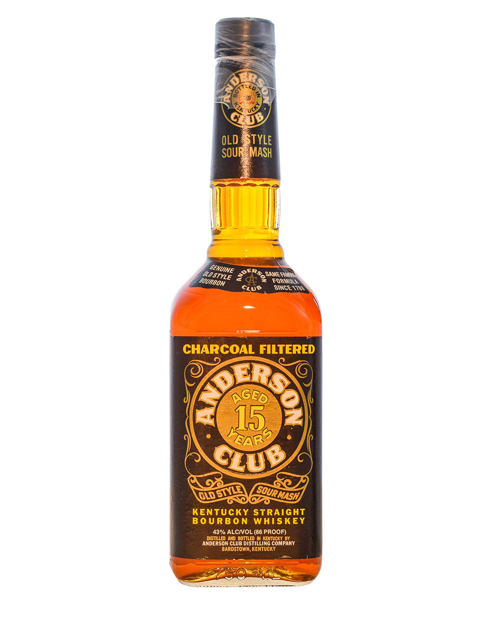 Buy 1 Get 1 Free - Heaven Hill 15 Year Old "Anderson Club" Old Style Sour Mash Kentucky Straight Bourbon Whiskey